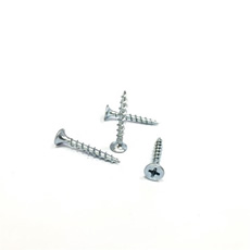 3.5X25mm Cross Head Drywall Screw White Zinc Tornillo Plated Black Gypsum Coarse Thread Bugle Head Drywal Screw