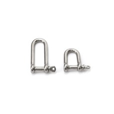 304 316 Stainless steel Long D Forged Screw Pin Anchor Shackle Polished screw Ring Shackle