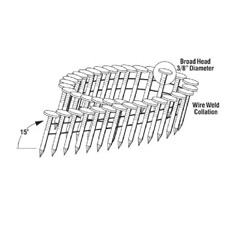 American Market electro galvanized .099" Wooden Pallet Coil Nail 3.0mmx1 1/4"Coil nails roofing 15 degree collated coil nails