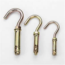 Best Selling Shield Anchor 4 Piece Hook Fixing Bolts with Hook Fixing Bolts