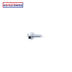 Blue White Zinc Plated Self Drilling Screw Hex Head 12x1 1-2 Stainless Steel 304 Self-Tapping Screws