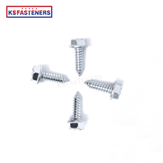 Blue White Zinc Plated Self Drilling Screw Hex Head 12x1 1-2 Stainless Steel 304 Self-Tapping Screws