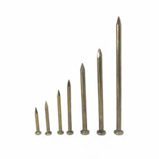 Bottom Price Galvanized Concrete Nails White Zinc Steel Nail Sharp Point Hardened