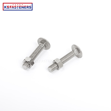 Brass Carriage Bolts with Best Price Stainless Steel Round Mushroom Head m14 Carriage Bolt and Hardened Carriage Bolts