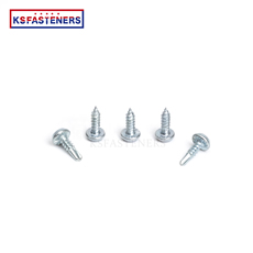 Carbon Steel White Zinc Pan Framing Head Shar Point Drill Stainless Steel M10 Self-Drilling Tapping Screw With Serrated Tooth