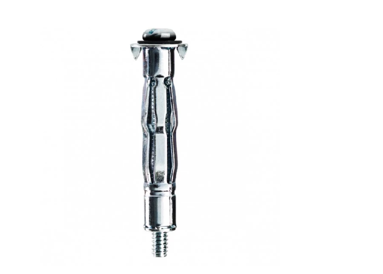 Carbon steel zinc white plated Heavy Duty Plug Galvanized Anchor Bolt Plasterboard Screw Plug Anchor hollow wall anchor