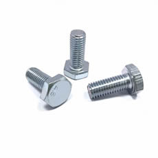 Cheap Price Din933 M6 M8 M10 Hex Bolt and Nut Grade 4.8/8.8/10.9 White Zinc Hex Full Thread Head Bolts