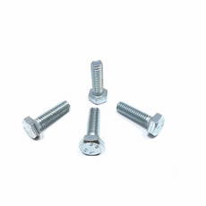 Cheap Price Din933 M6 M8 M10 Hex Bolt and Nut Grade 4.8/8.8/10.9 White Zinc Hex Full Thread Head Bolts