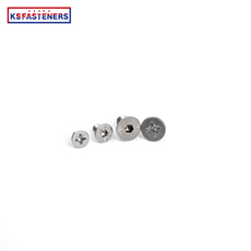 China Hot Selling Stainless Steel Washer Phillips Screw Flat Head