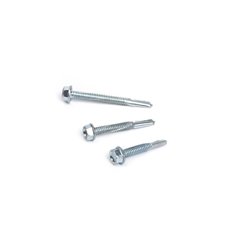 China Wholesales self-drilling screw plated Slott hex washer head self drilling screws with the best price and quality