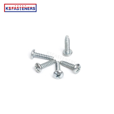 Cross Recessed Pt Thread Screw S304 Stainless Steel Pan Head Self-Tapping Screws For Metal And Wood