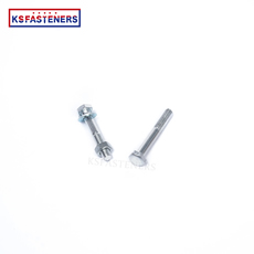 Din 931 Grade 4.8  8.8 12x40 Partial Thread Hexagon Head Carriage Bolts Stainless M5 Hex Head Flange Bolts