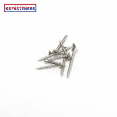 Din7505 Best Quality Nickel Plated Double Csk  Head cross recessed stainless steel  self tapping screws