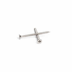 Din7505 Best Quality Nickel Plated Double Csk  Head cross recessed stainless steel  self tapping screws