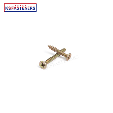 Din7505 Cross Recessed Head Chipboard Screw Double Sck Head Self Tapping Wood Screw