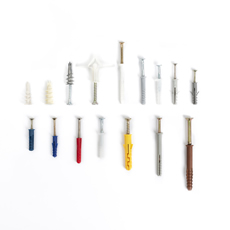 Direct Sale Professional Multi-Size And Color Hammer Screw Anchor Wall Plug For Nail