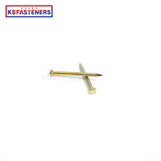 Direct Sale Professional Yellow Zinc Plated Stainless Steel Concrete Nail