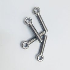 Directly hot sell fasteners stainless steel ball head bolt M8 eye bolt galvanized joint round hex bolt with hook hole