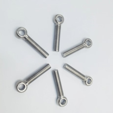 Directly hot sell fasteners stainless steel ball head bolt M8 eye bolt galvanized joint round hex bolt with hook hole