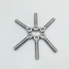 Directly hot sell fasteners stainless steel ball head bolt M8 eye bolt galvanized joint round hex bolt with hook hole