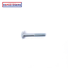 Factory Sales Din 603 Stainless Steel Carrlage Bolts with Nut with  Round Head Grade 8.8 10.9 Galvanized Carriage Bolt