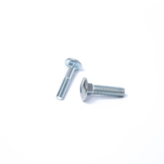 Factory Sales Din 603 Stainless Steel Carrlage Bolts with Nut with  Round Head Grade 8.8 10.9 Galvanized Carriage Bolt