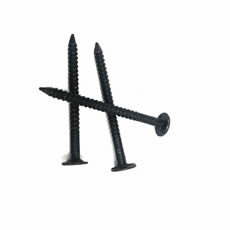 Factory Sell Fasteners Twisted Nail 3 Galvanised Roofing Nails and Black Painted Round Head Shank Roofing Nail CN;ZHE Smooth