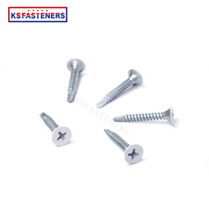 Factory Supplier High Quality Flat Bugle Head Self Drilling  Screws Fine Coarse Thread Self Drilling Roof Screw