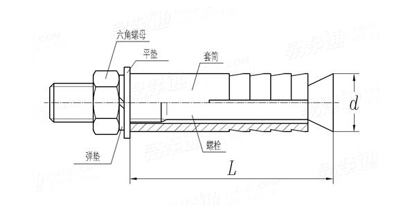 Factory Wholesales Elevator Anchor with High-quality products M10M12M14 Elevator Expansion Anchor Bolt