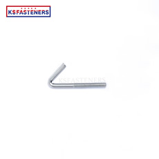 Fastener Supplier white zinc carbon steel J roofing bolt Made in china J type hook anchor bolt