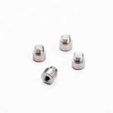 Flat Round Head Knurl Nut M6 Step White Zinc Thumb Din467 Knurled