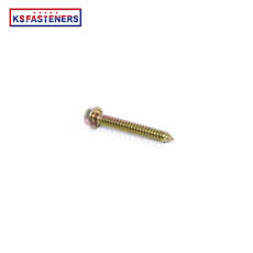 Galvanized Yellow Zinc Gold Color Brass Screw Din7504k washer hex head self drilling roofing self-drilling screw