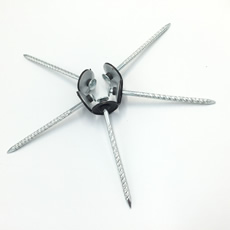 Galvanized twisted shank roofing screw 4.0mmX90 zinc rubber washer steel roofing nails umbrella roofing nails