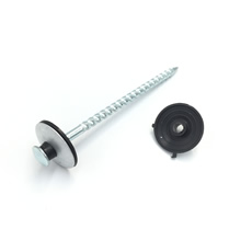 Galvanized twisted shank roofing screw 4.0mmX90 zinc rubber washer steel roofing nails umbrella roofing nails