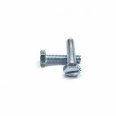 Grade 10.9 M6 M8 M10 Stainless Steel 304/316 Hexagon Bolt with Slot On Head Slotted Head Hex Bolt