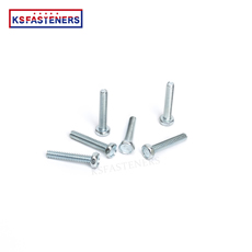 Hex Head zinc plated Blue White furniture bolts track bolts  nuts