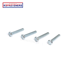 Hex Head zinc plated Blue White furniture bolts track bolts  nuts