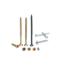 High Quality Chipboard Screws with Yellow Zinc Plated Csk Head Din7505 Harden Furniture Torx Chipboard Screw