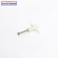 High Quality Drywall Anchor Chipboard Screw Anchor Expansion Plastic Anchor Nylon Frame Fixing Wall Screws Plastic Nail Plugs