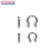 High Quality stainless steel Forged Screw Rigging Shackle 3/8 U.S. Type Anchor Pin Shackle