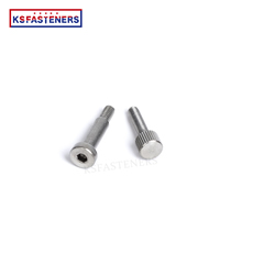 High precision and hot products M4 stainless steel thumb screw with flat head aluminum knurling thumb screws