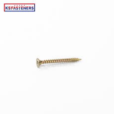 High quality Stainless steel countersunk head plate screws Full thread wood screws