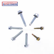 Hot Sale Hexagon Head Stainless Steel Self Drilling Screw Roof Screw with Rubber Washer