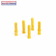 Hot Sale The New Professional Yellow  Plastic Expand Nails With Screw