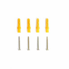 Hot Sale The New Professional Yellow  Plastic Expand Nails With Screw