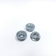 Hot Sales Stainless Steel Or Zinc Plated Serrated Nuts Hex Flanged Nut M8 M10 HDG