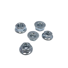 Hot Sales Stainless Steel Or Zinc Plated Serrated Nuts Hex Flanged Nut M8 M10 HDG