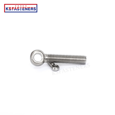 Hot sale fasteners stainless steel ball head bolt  eye bolt galvanized joint round hex bolt with hook hole