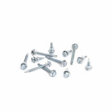 Indonesia Market White Zinc Hexagon Head Self Drilling Metal Screw For Roofing Board washer head self-drilling screw