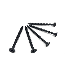 Manufacture Price galvanized self tapping screw 3.5x25mm Black screw 6X1 Bugle Head fine thread Phillips Drywall Screw